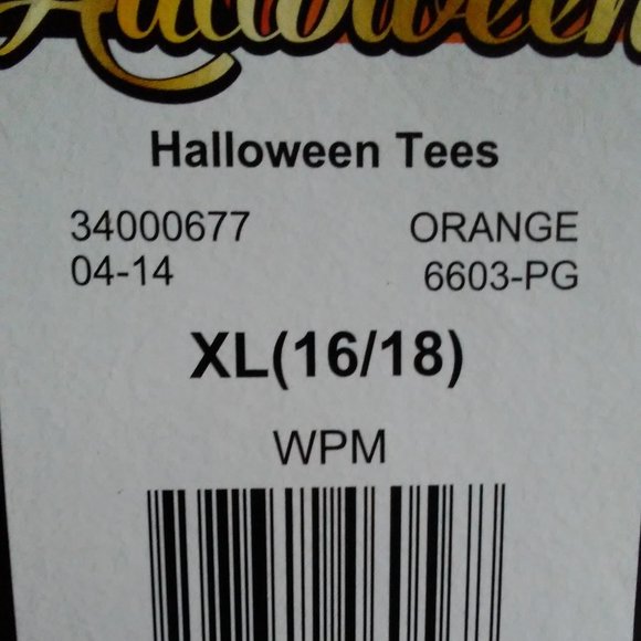 XL Lady Orange w/ face T-Shirt - Picture 8 of 8